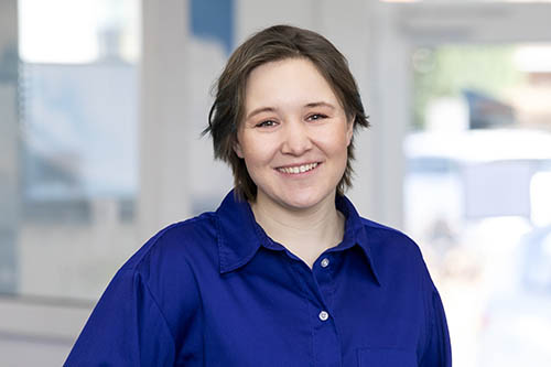 Mitarbeiterin vom Reisebüro Katharina Gey